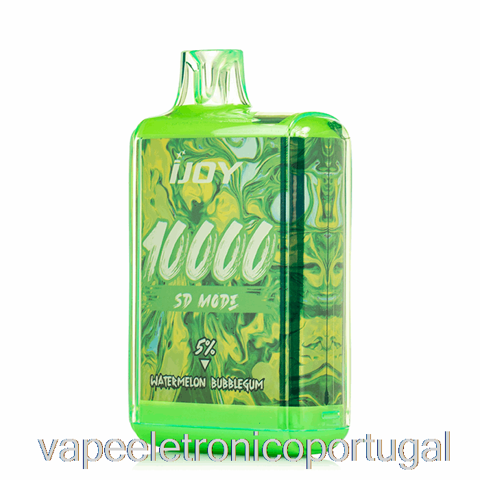 Vape Eletrônico Ijoy Bar Sd10000 Chiclete De Melancia Descartável